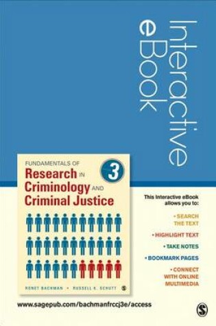 Cover of Fundamentals of Research in Criminology and Criminal Justice, Interactive eBook