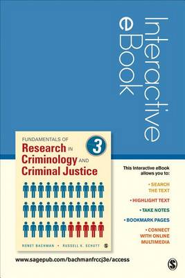 Book cover for Fundamentals of Research in Criminology and Criminal Justice, Interactive eBook