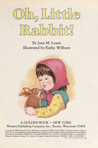 Cover of Oh, Little Rabbit!