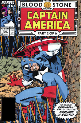Book cover for Captain America (revised Edition): The Bloodstone Hunt