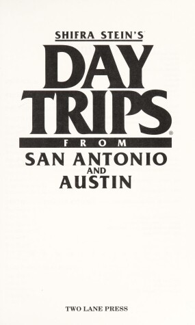 Book cover for Day Trips from San Antonio and Austin