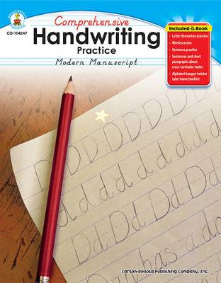 Book cover for Comprehensive Handwriting Practice: Modern Manuscript, Grades K - 1