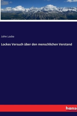 Cover of Lockes Versuch über den menschlichen Verstand