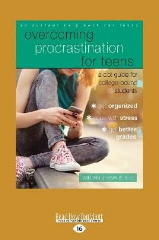 Cover of Overcoming Procrastination for Teens