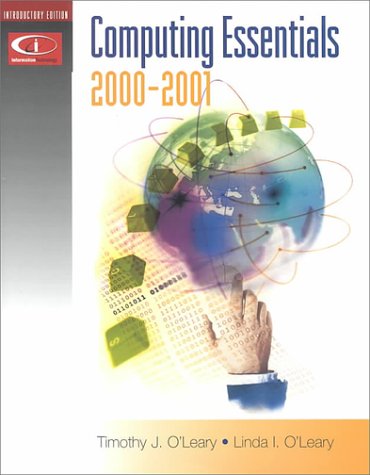 Book cover for Computing Essentials 2000-2001