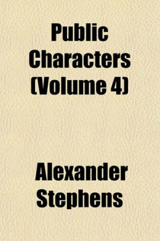 Cover of Public Characters (Volume 4)