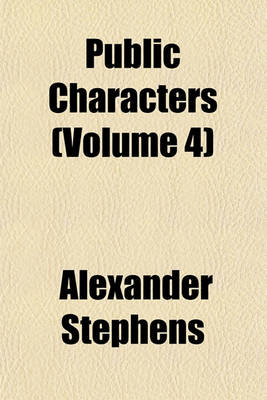 Book cover for Public Characters (Volume 4)