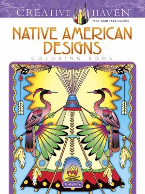 Book cover for Creative Haven Native American Designs Coloring Book