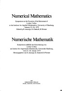 Book cover for Numerical Mathematics / Numerische Mathematik