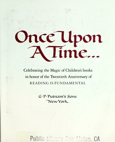 Book cover for Once Upon a Time