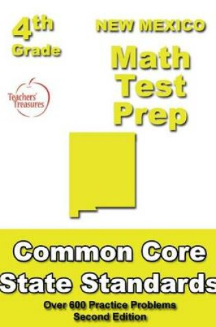 Cover of New Mexico 4th Grade Math Test Prep