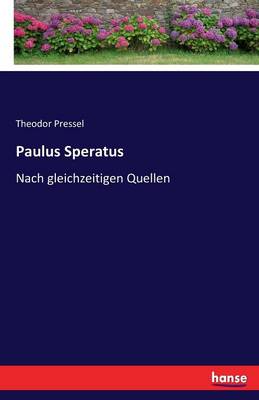 Book cover for Paulus Speratus