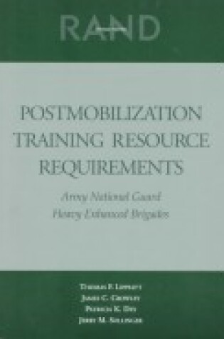 Cover of Postmobilization Training Resource Requirements