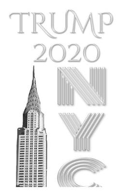 Book cover for Trump-2020 Iconic Chrysler Building Sir Michael designer NYC writing Drawing Journal.