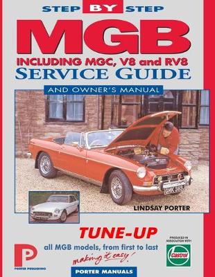 Book cover for MGB Step-by-Step Service Guide and Owner's Manual