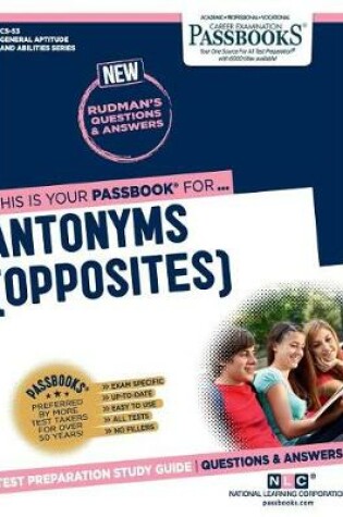 Cover of Antonyms (Opposites) (Cs-53)