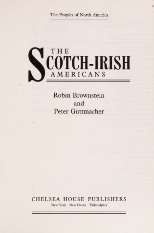 Cover of Scotch-Irish Americans