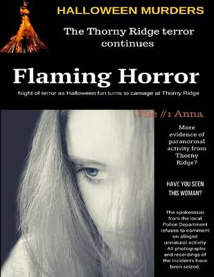 Book cover for The Flaming Horror Review File #1