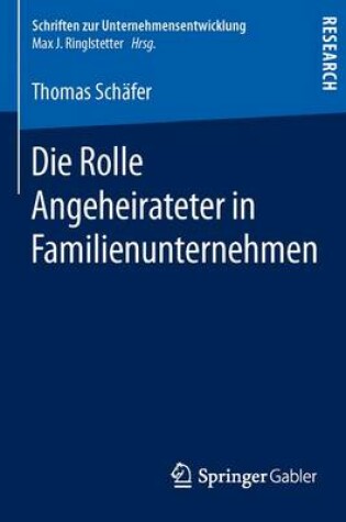 Cover of Die Rolle Angeheirateter in Familienunternehmen