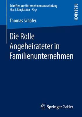 Book cover for Die Rolle Angeheirateter in Familienunternehmen