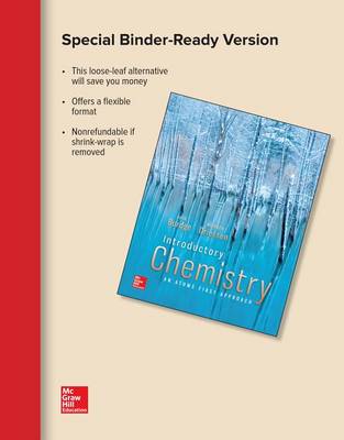 Book cover for Loose Leaf for Introductory Chemistry: An Atoms First Approach