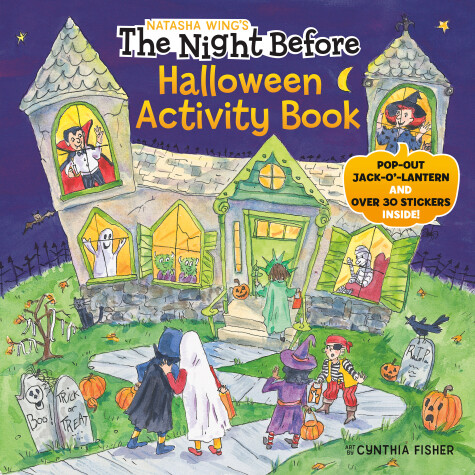 Book cover for The Night Before Halloween Activity Book