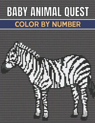 Book cover for Baby Animal Quest Color By Number