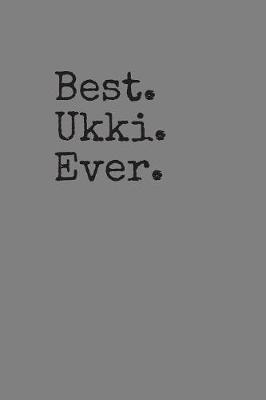 Book cover for Best Ukki Ever