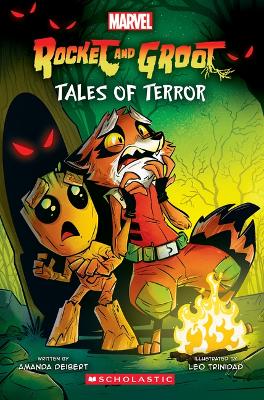 Book cover for Tales of Terror: A Graphix Book (Marvel's Rocket and Groot)
