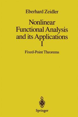 Book cover for Nonlinear Functional Analysis and its Applications