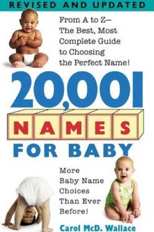 Cover of 20,001 Names for Baby From A to Z - The Best, Most Complete Baby Name Book