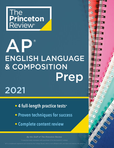 Cover of Princeton Review AP English Language and Composition Prep, 2021