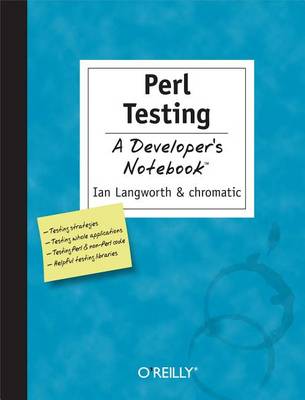 Book cover for Perl Testing: A Developer's Notebook