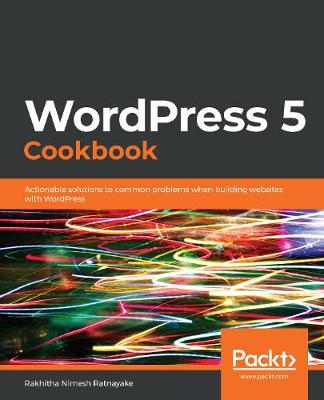 Book cover for WordPress 5 Cookbook