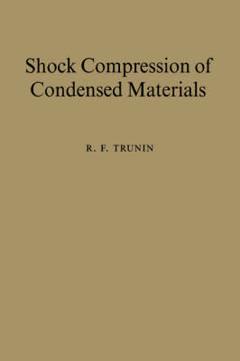 Book cover for Shock Compression of Condensed Materials