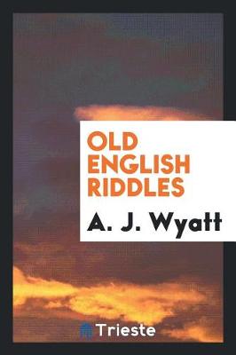 Cover of Old English Riddles