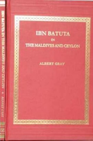 Cover of Ibn Bahuta in the Maldives and Ceylon, 1333-1334