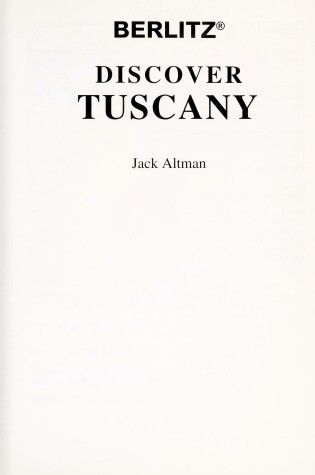 Cover of Discover Tuscany