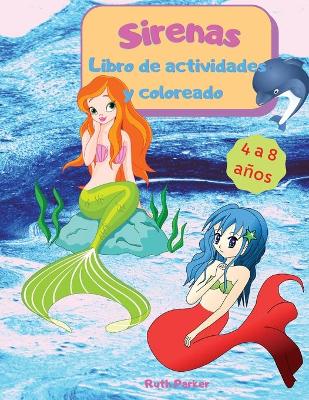 Book cover for Sirenas - Libro de actividades y coloreado