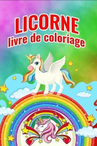 Cover of Licorne livre de coloriage