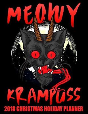 Book cover for Meowy Krampuss 2018 Christmas Holiday Planner