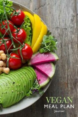 Cover of Vegan Meal Plan Journal Salad Theme