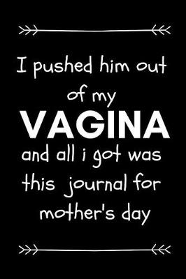 Book cover for I Pushed Him Out of My Vagina and All I Got Was This Journal for Mother's Day