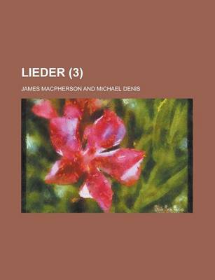 Book cover for Lieder (3)