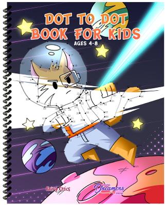 Book cover for Dot to Dot Book for Kids Ages 4-8