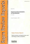 Book cover for Chemical Characterisation of Polyurethanes