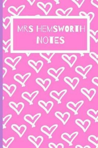 Cover of Mrs Hemsworth Notes