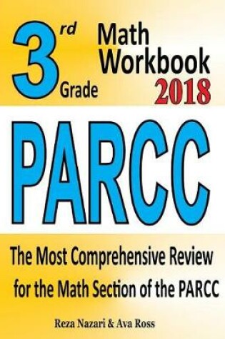 Cover of 3rd Grade PARCC Math Workbook 2018