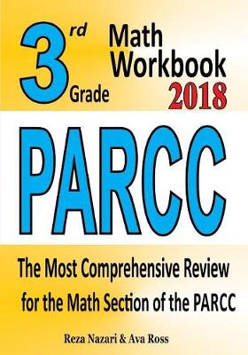 Book cover for 3rd Grade PARCC Math Workbook 2018
