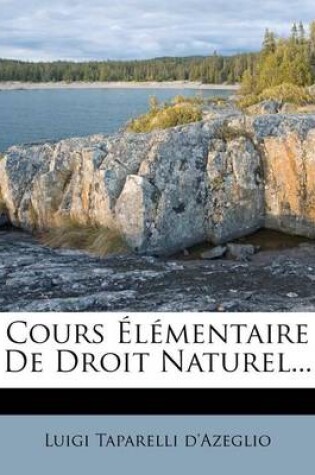 Cover of Cours Élémentaire De Droit Naturel...